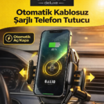 TEMASSIZ ŞARJ ÖZELLİKLİ ARAÇ TUTUCU